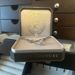 Juicy Couture Silver Ring Necklace